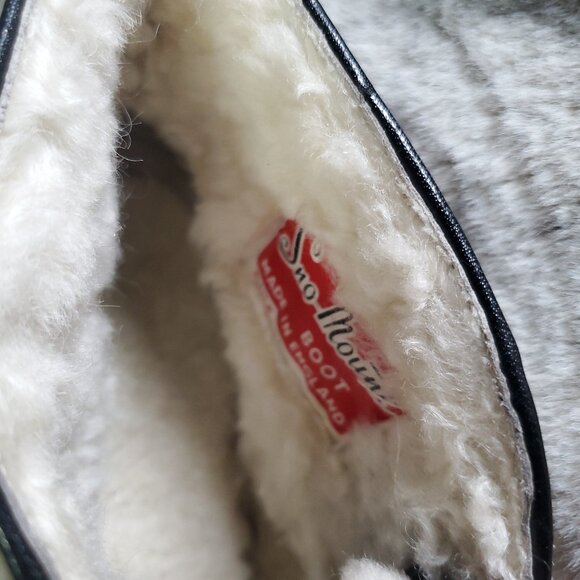 Vintage Sno-Mount Fur Boots Women's size 8.5 - Picture 7 of 9